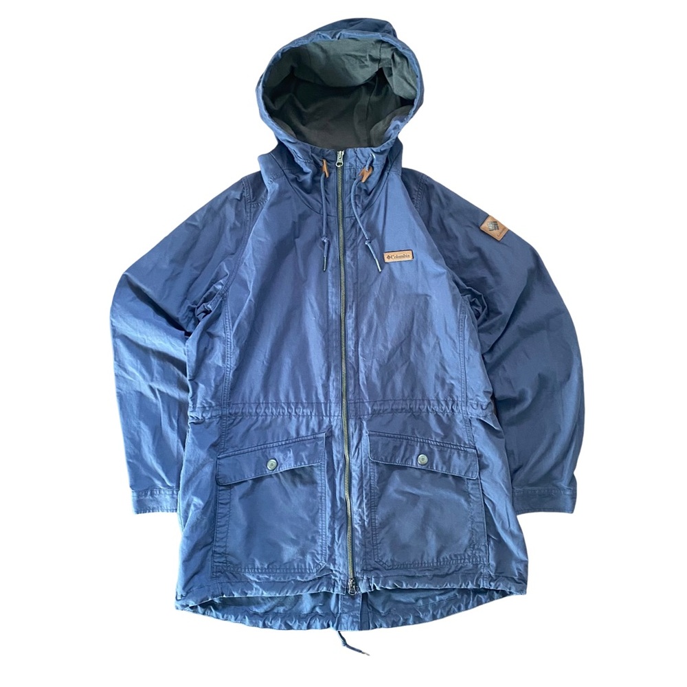 Columbia Jacket Cultus Lake Hooded Anorak Women’s Size Large‎ Blue